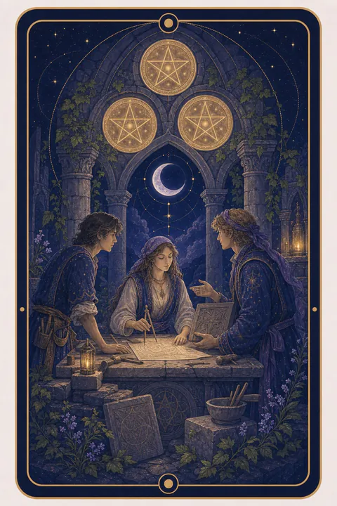 Three of Pentacles