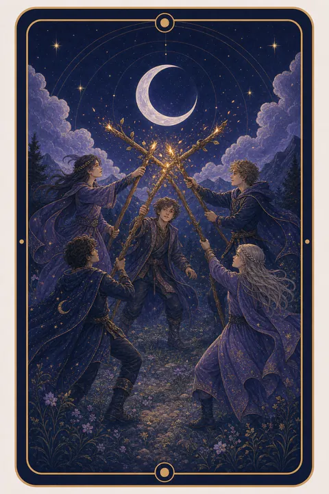 Five of Wands